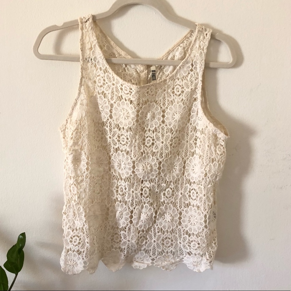 BB Dakota Crochet tank top!